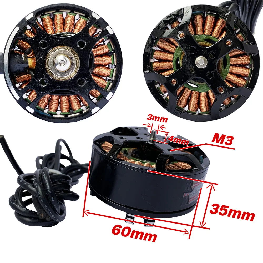 w6035 (5215) Multi rotor brushless motormulti axis plant protection aerial camera motor images - 6