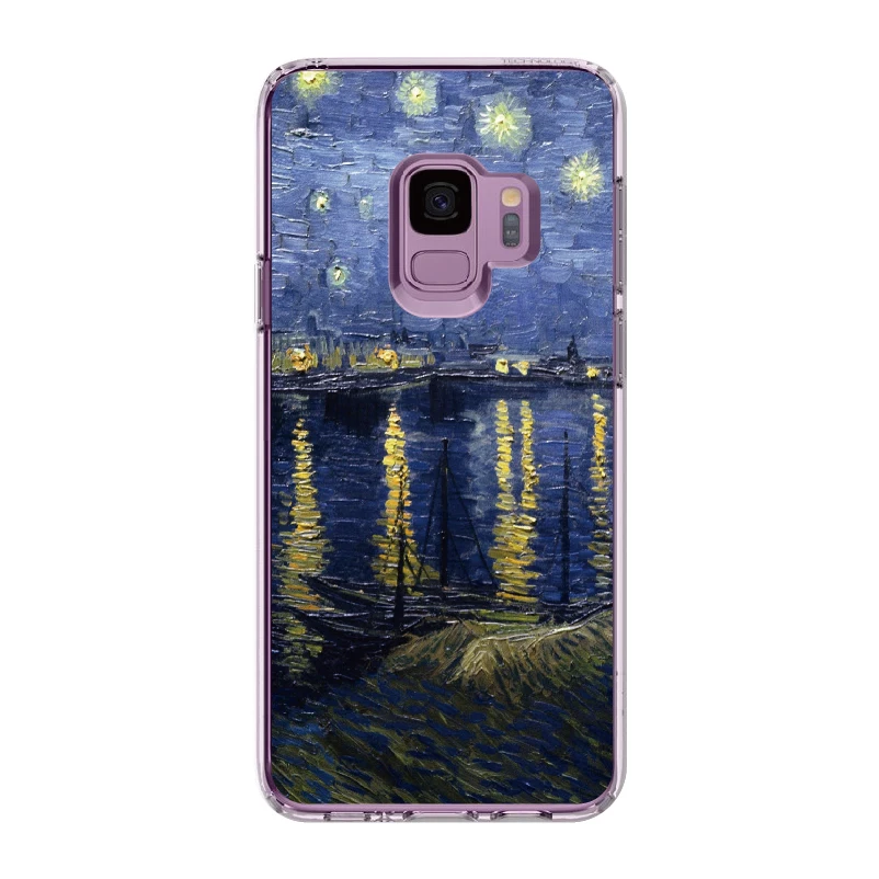 Ван Гог Звездная ночь Подсолнух для Samsung Galaxy A31 Note 8 9 10 A7 A8 S9 S10 S20 Plus Мягкий