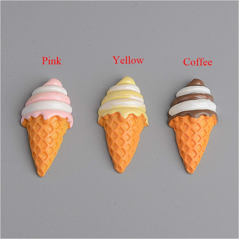 10 шт. искусственный лед кремовые изделия плоская задняя часть кабошон имитация