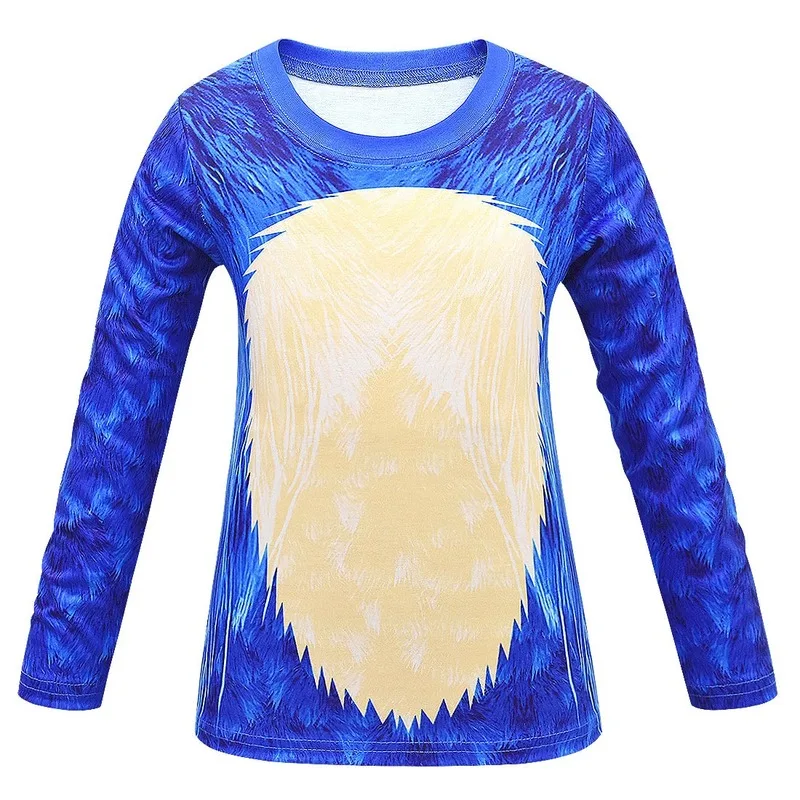 Детская одежда для мальчиков и девочек игры Sonic зубная щётка костюмированной