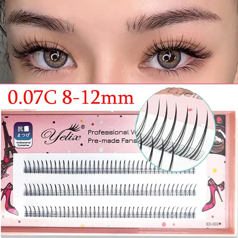 

Premade Volume Lash Grafting False Eyelashes Natural Fluffy Individual Cluster Lashes A Shape New DIY Eye Makeup Tools