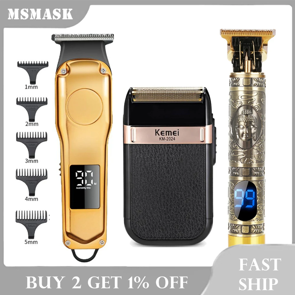 Профессиональная Парикмахерская Машинка для стрижки волос перезаряжаемая