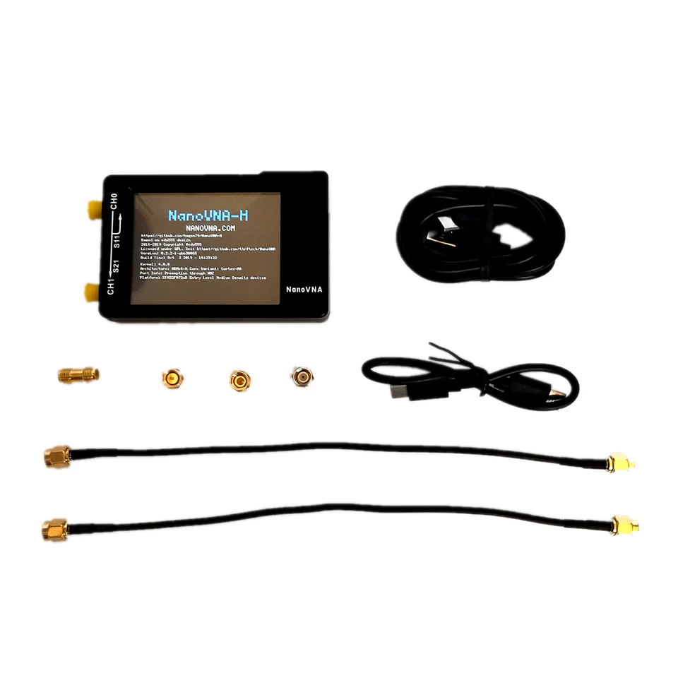 Новинка 2019 NanoVNA H 50 кГц ~ 1 5 ГГц Векторный анализатор сети антенный LCDHF VHF UHF