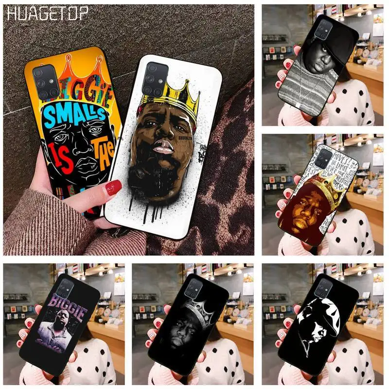 

HUAGETOP Notorious BIG Biggie Black Phone Case For Samsung Galaxy A21S A01 A11 A31 A81 A10 A20 A30 A40 A50 A70 A80 A71 A51
