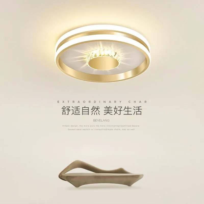 

Светодиодный двухслойный трехцветный светильник, высококачественный алюминиевый + Кристальный настенный светильник, потолочный светильн...