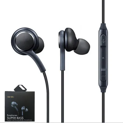 

3.5mm Wired Headphones In-ear Wired With Microphone Volume Control Headset Stereo Sport Earbuds for Samsung Galaxy S10 S9 S8 S7