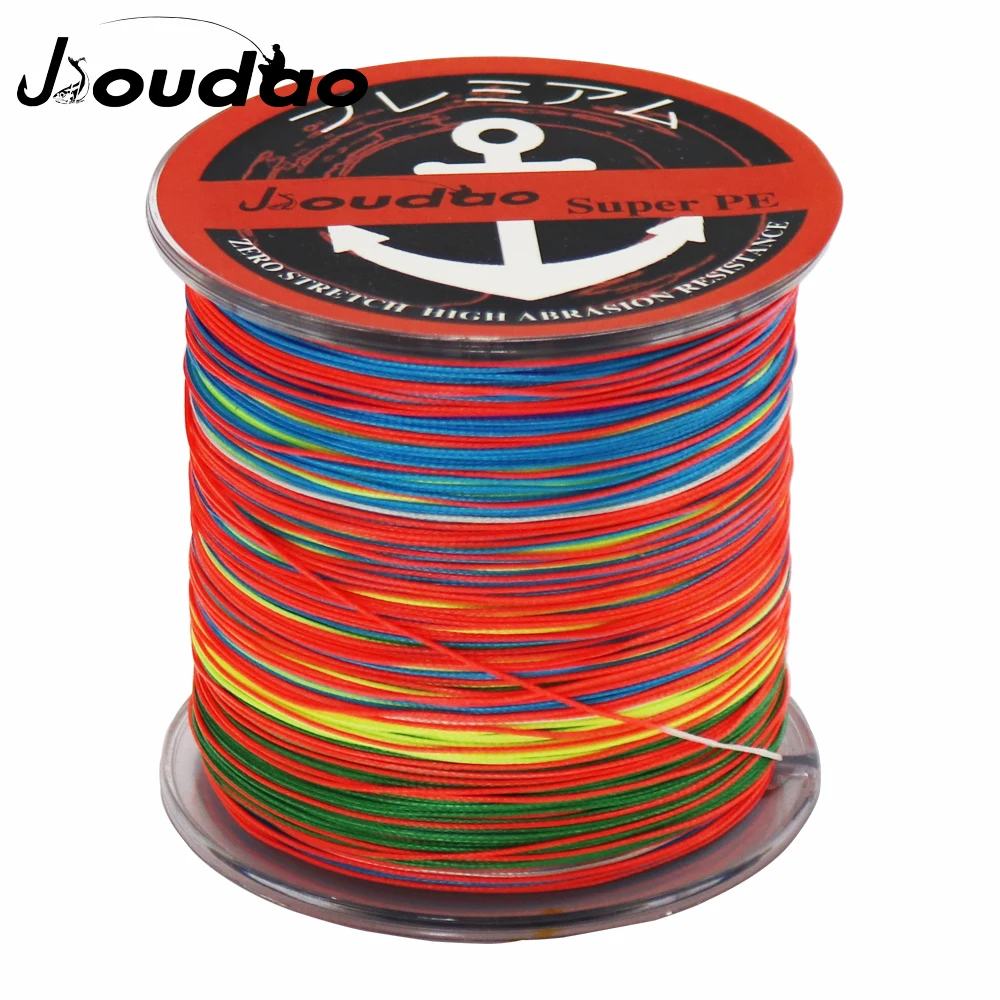 Jioudao 8 нитей PE плетеная рыболовная леска 300 м многонитевая проволока для ловли