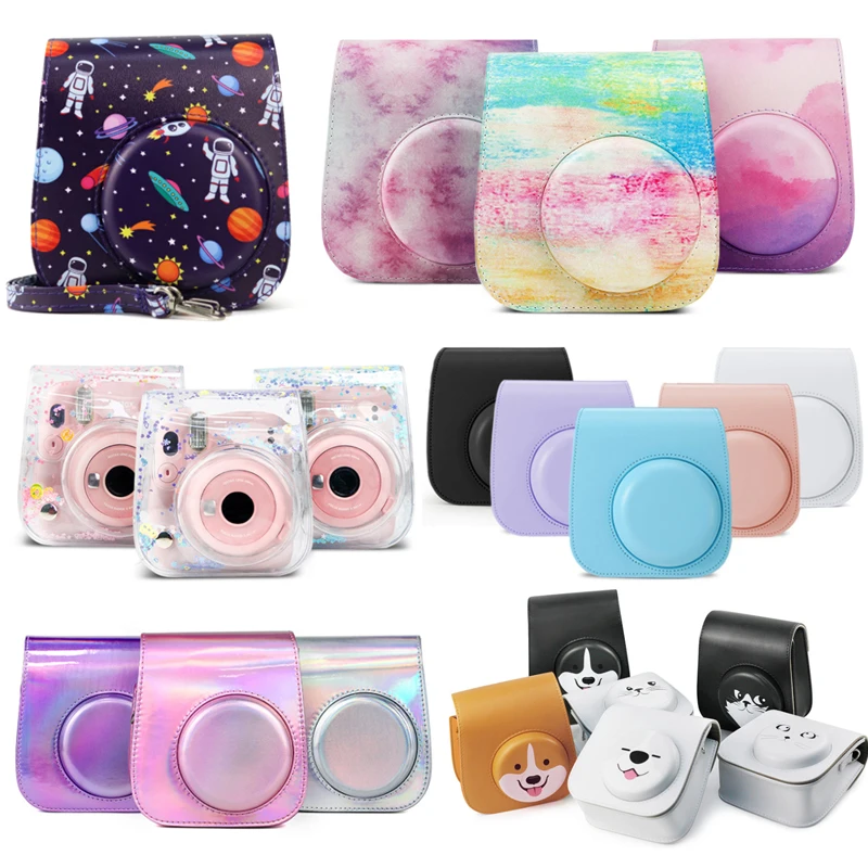 Сумка для камеры Fujifilm Instax Mini 11 9 8 из искусственной кожи мини-чехол мгновенной