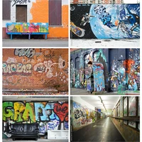 vinyl custom graffiti theme photography backdrops studio props vintage brick wall photo photography background 211217sto 03