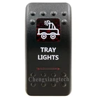Печатный красный переключатель Cap -TRAY светильник S-для Carling Arb Led светильник Car Boat Rocker Switch 12v 24v, только крышка! Нет основания переключателя!