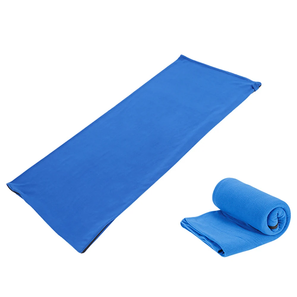 Уличный супер-светильник двусторонний флисовый спальный мешок для взрослых