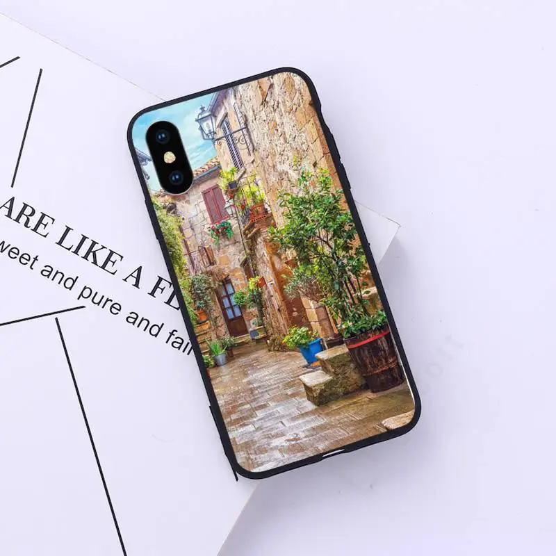 

Italy France London mediterranean travel Phone Case for iPhone 11 12 pro XS MAX 8 7 6 6S Plus X 5S SE 2020 XR