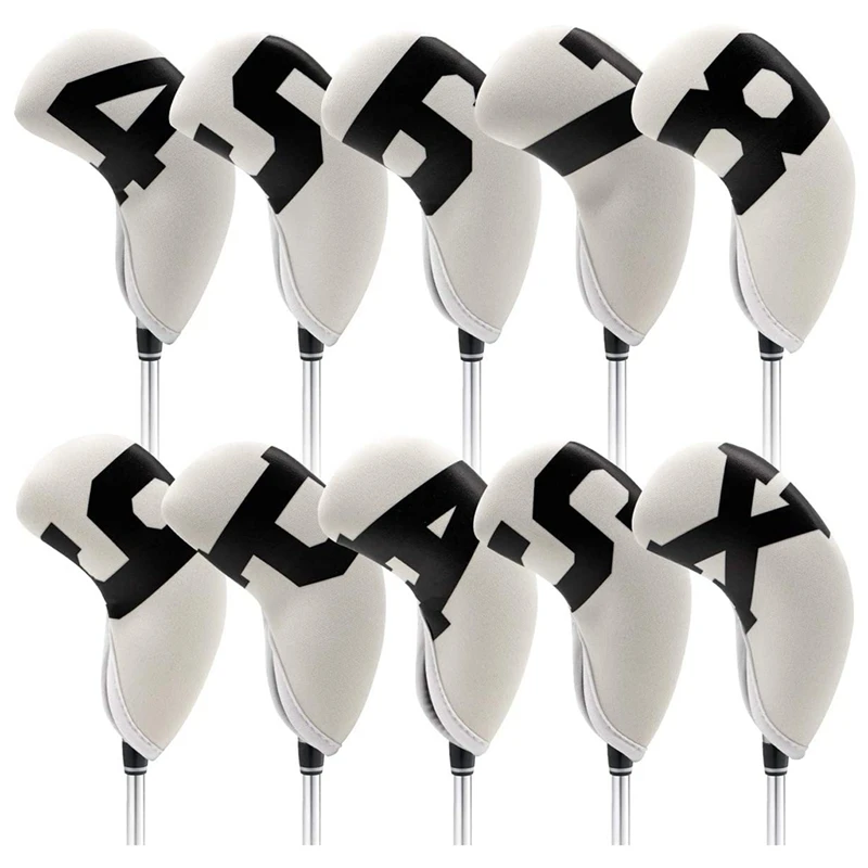 Металлические Чехлы для гольфа набор неопреновых чехлов чехлы железного клуба