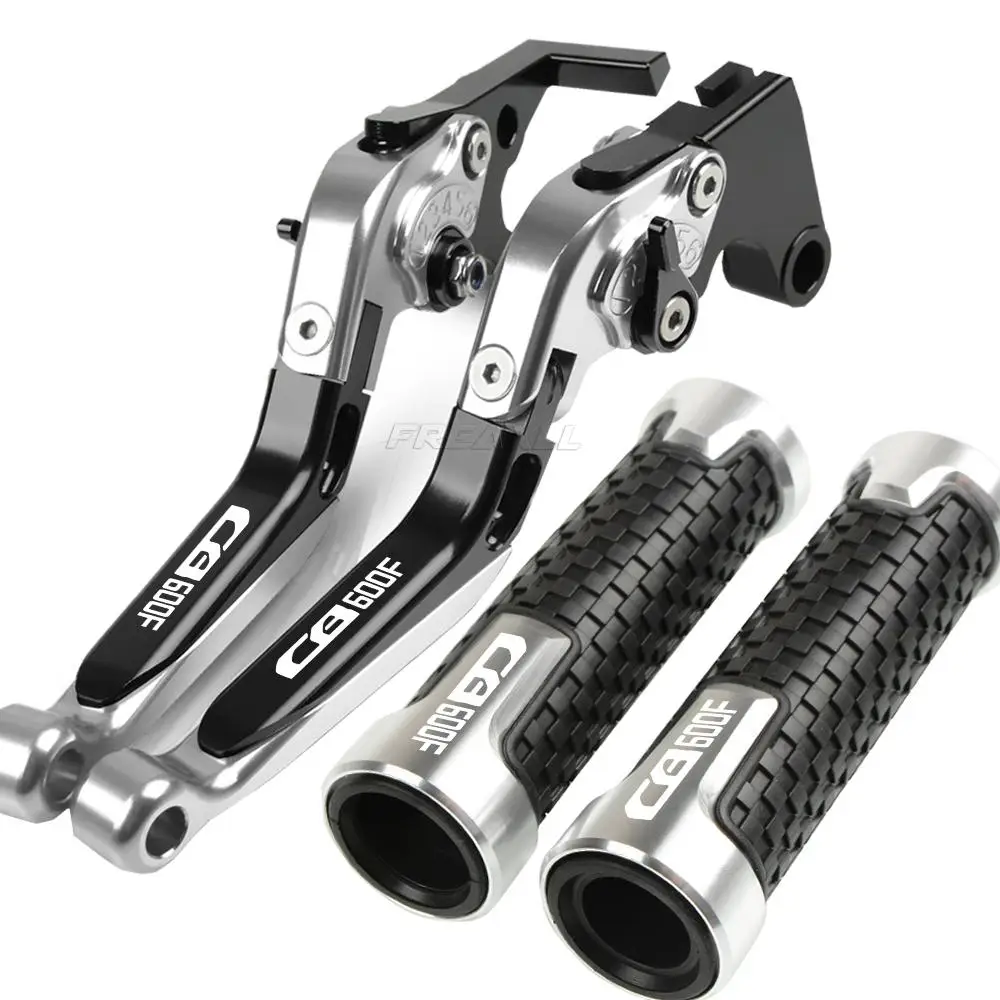 

For HONDA CB600F 2007 2008 2009 2010 2011 2012 2013 Motorcycle Accessories Extendable Brake Clutch Levers Handle Grips handlebar