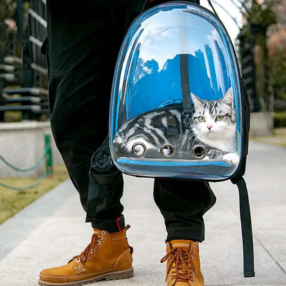 Дышащий рюкзак для домашних животных кошек и собак космическая капсула дорожная
