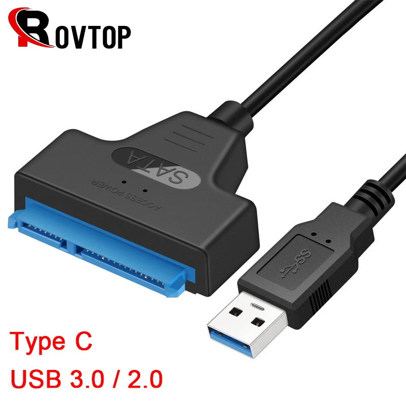 Кабель USB 3 0 SATA адаптер Sata к до 6 Гбит/с для 2 5-дюймового внешнего жесткого диска SSD 22