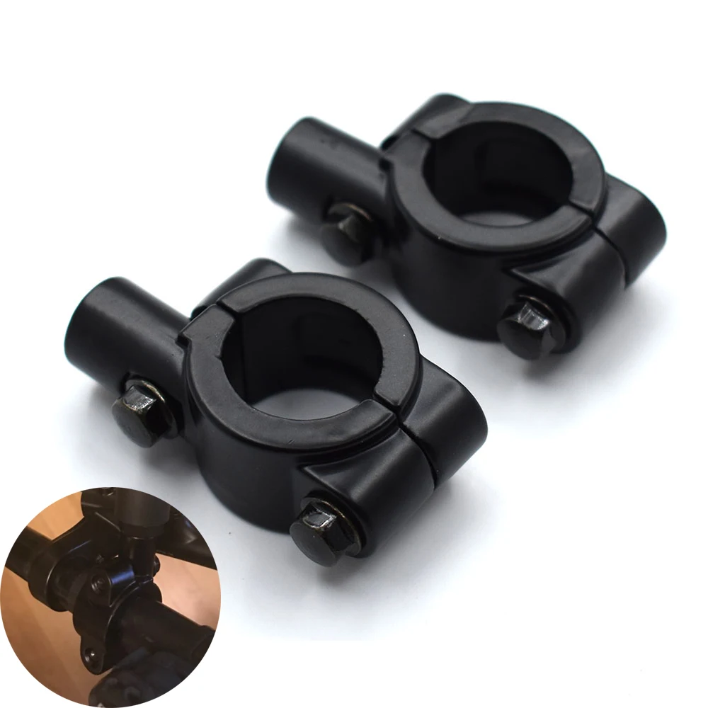 For Piaggio for Yamaha Honda Aluminum Universal Motorcycle Bike 7/8&quot Handlebar Rearview mirror Adapter 8mm/10mm Thread | Автомобили и