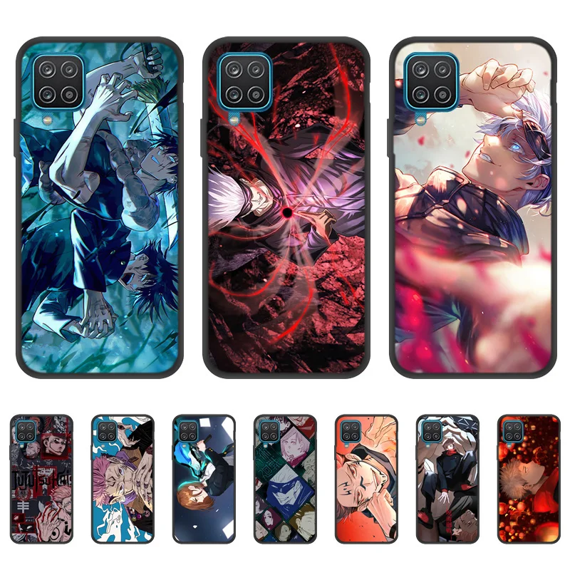 

For Samsung A12 Case Jujutsu Kaisen Anime Case Cover For Samsung Galaxy A52 A51 A 12 A 51 A50 A71 A72 A70 A32 A21S A22 Coque