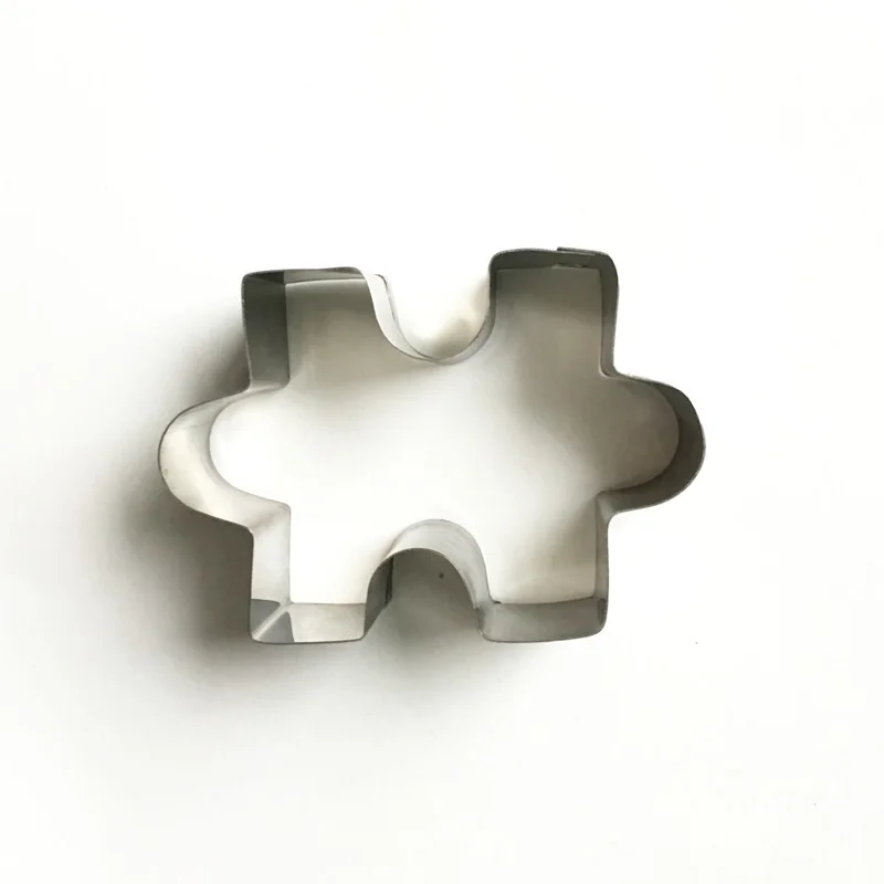 Новая Головоломка Форма печенья резак для украшения торта Fondant (сахарная) Cuttter