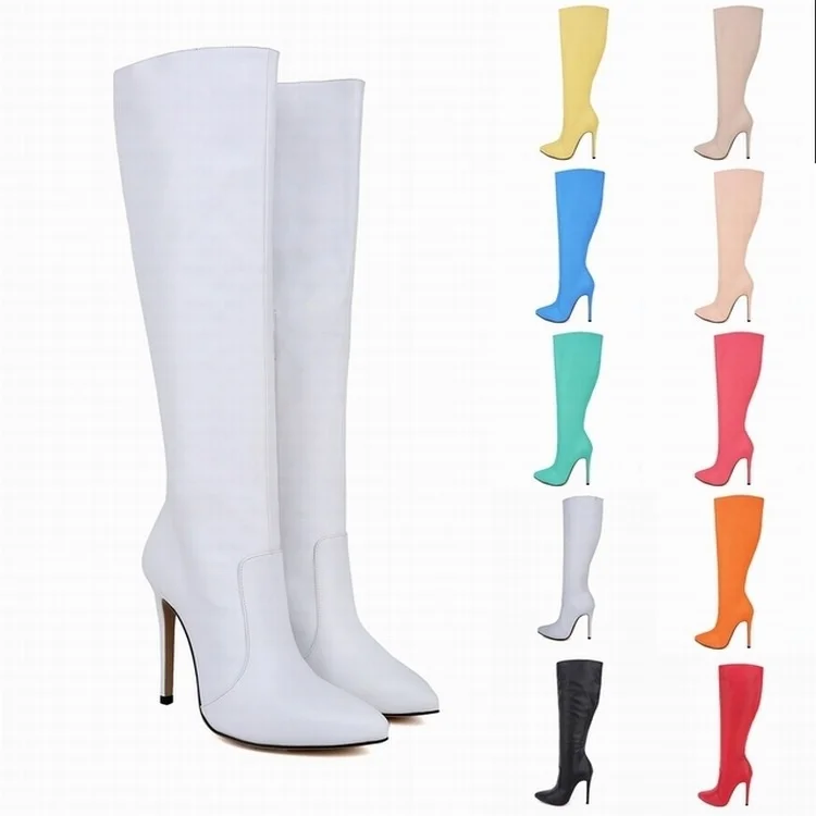 

autumn and winter new slim high-heeled women's boots Chelsea