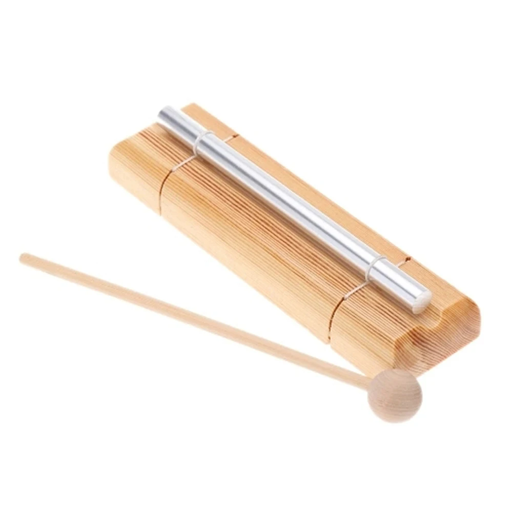Energy Chime Single Tone with Mallet Exquisite Kid Children Musical Toy Percussion Instrument Wood Professional Tool New O15 |
