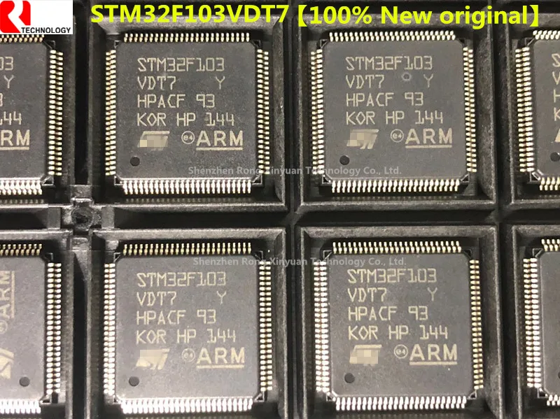 100% новая импортная оригинальная STM32F103VDT7 STM32F103 высокой плотности