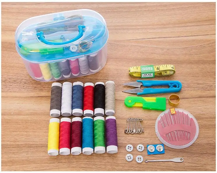 Женский набор из 10 предметов практичная домашняя швейная коробка нить для шитья