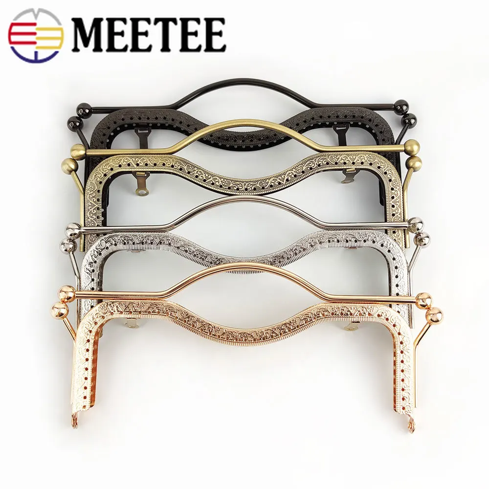 Meetee 1 шт./5 шт. 20 5/27 см Ретро металлическая рамка для сумочки замок застежка с