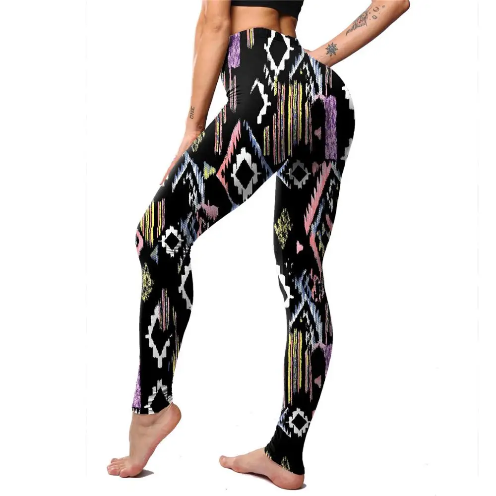 Женские Штаны Для Йоги женские спортивные Леггинсы с 3D-принтом эластичные