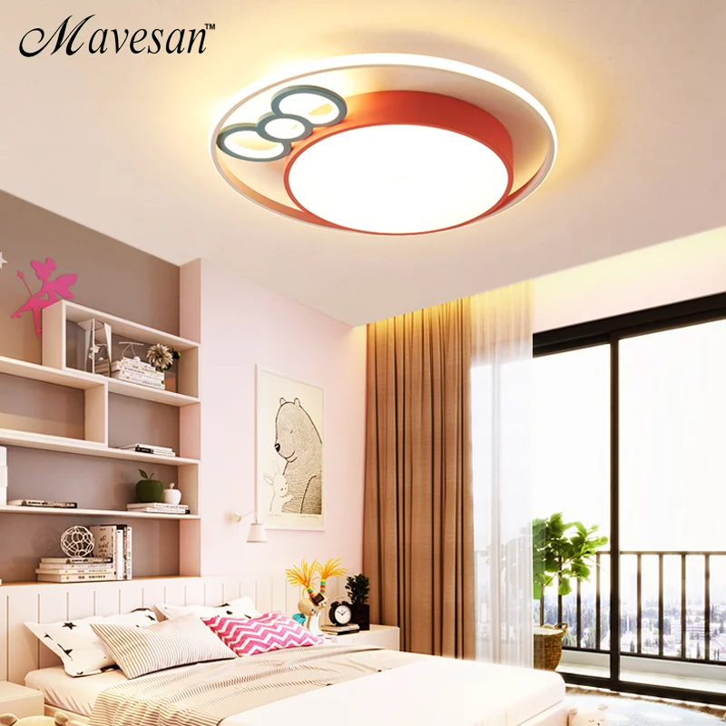 Светодиодная лампа для спальни потолочный светильник детской комнаты цветной