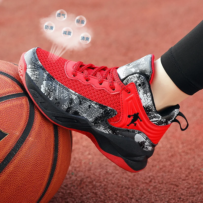 

Спортивные детские кроссовки, повседневная обувь для мальчиков, детские кроссовки, обувь для девочек 2021, кроссовки для баскетбола, Нескольз...