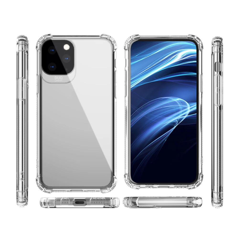 Ультратонкий чехол для iPhone XI 11 Pro Max 2019 + защита экрана UK +|Бамперы| |