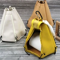 outdoor tent cylinder tissue box leather folding tissue cover mountaineering hanging tissue bag household car tissue box