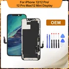 Высококачественный для iPhone 12 Pro Max 12 Mini Лучший OEM Pantalla для 12 Pro с 3D сенсорным экраном дигитайзер в сборе Замена дисплея
