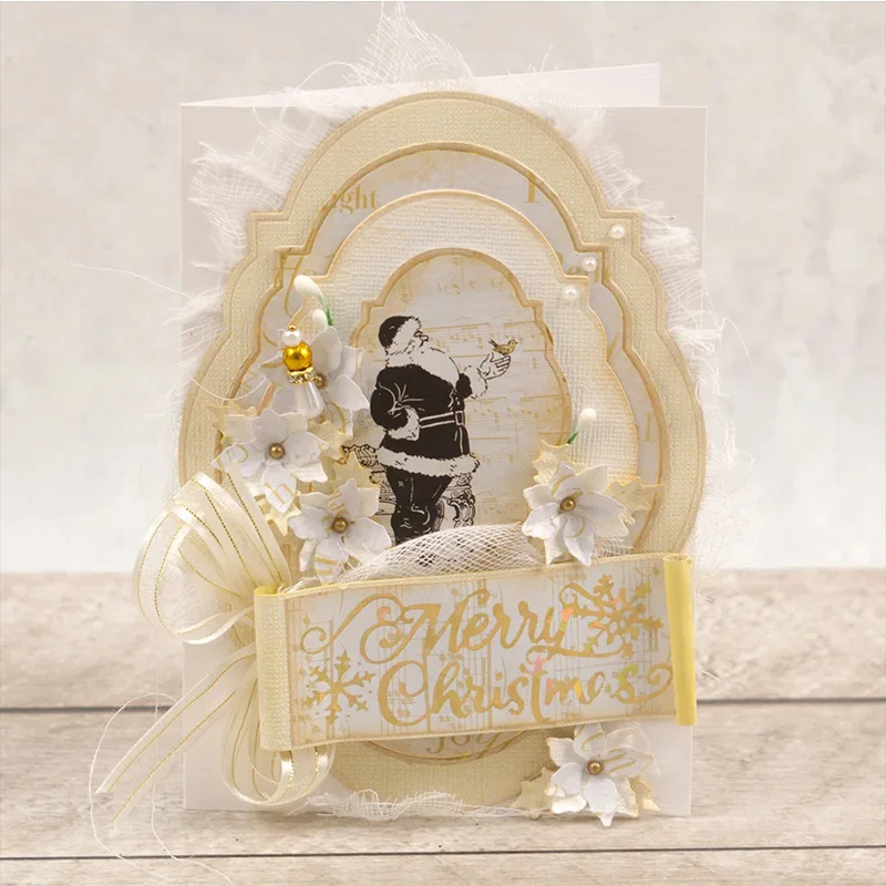 Рождественская елка олень Снежинка лоза горячая фольга пластина для