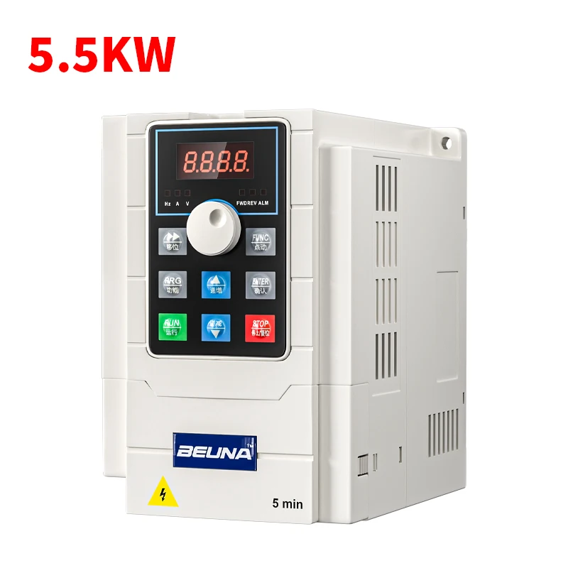 

5.5KW 220V Single Phase Input Triphase 3Phase Output 25A Frequency Converter VFD Frequency Inverter Motor Speed Drive Controller