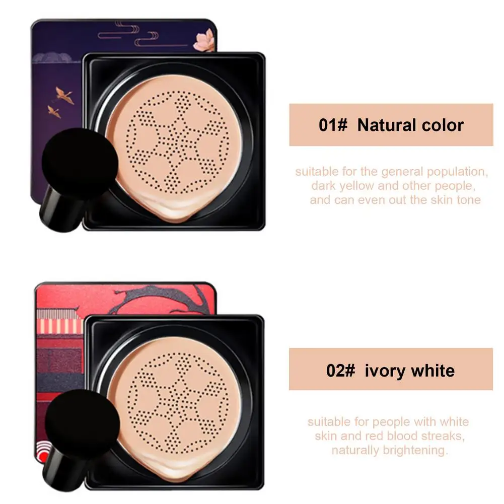

Bb Air Cushion Mushroom Head Foundation Cc Cream Concealer Whitening Makeup Water Proof Cosmetics Brighten Face Foundation Tone