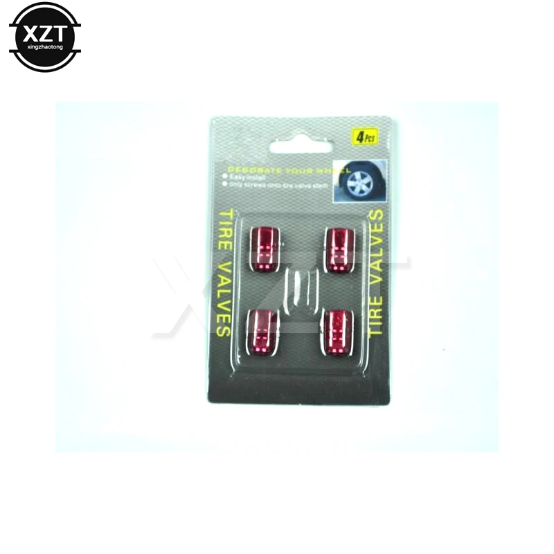 4 шт. алюминиевые шестигранные крышки стержня вентиля шины для авто велосипед