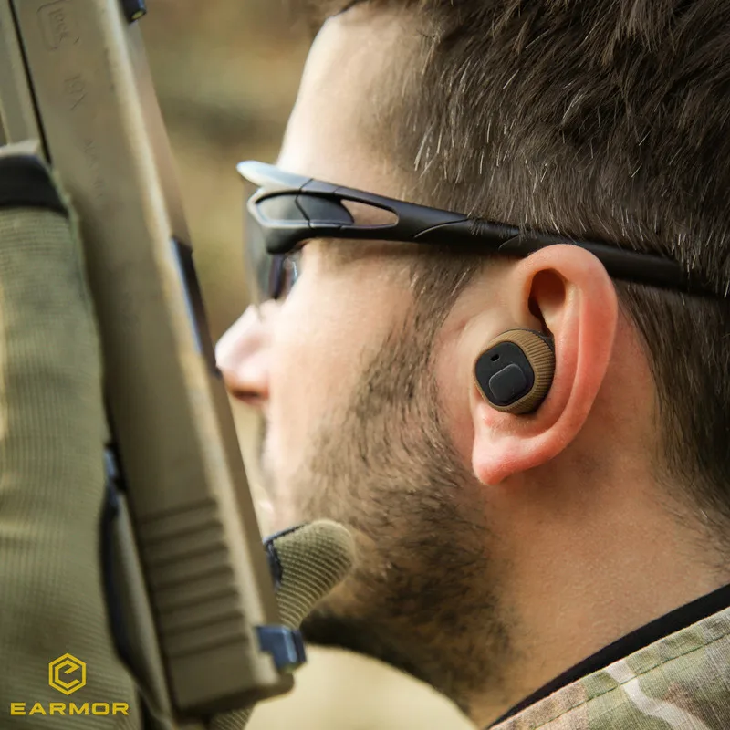EARMOR M20 MOD3 Electronic Earplugs Headset Anti Noise Ear Plug Canceling for Hunting Silicone Earmuffs Shooting NRR22db | Инструменты