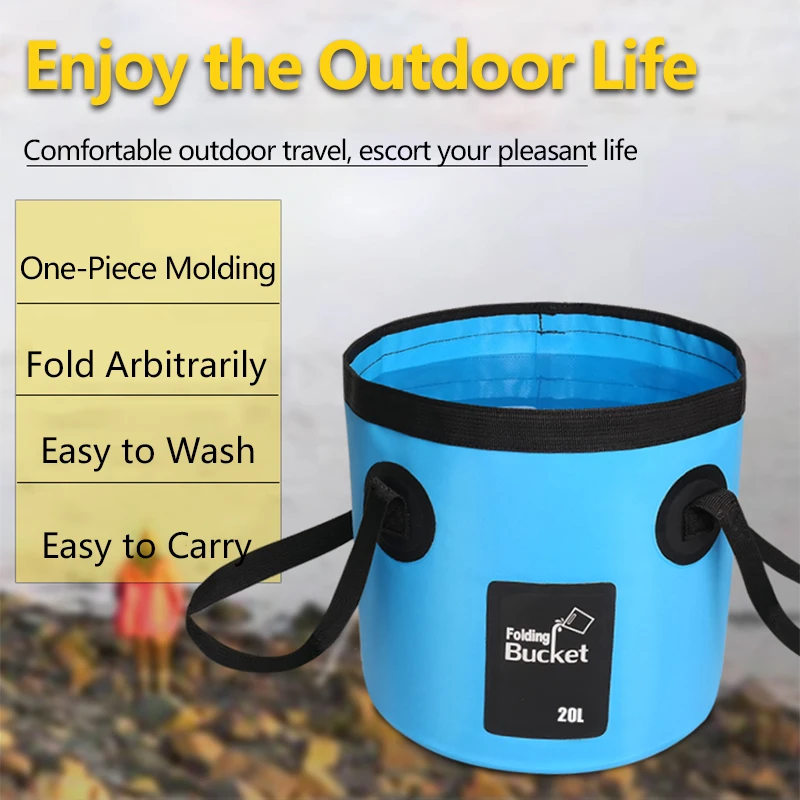 

Fishing poke, folding storage, outdoor camping, washing vegetables, soaking feet, light and convenient