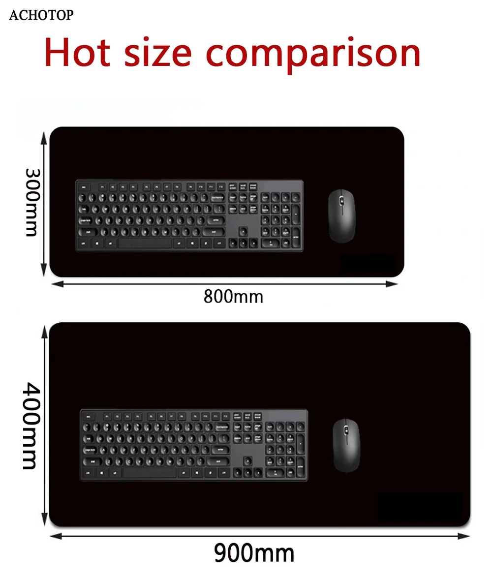 

Trees Black and white Mouse Pad Large Solid Color Pads landscape MousePad 90x40/80x30cm Gaming Accessories office desk mats
