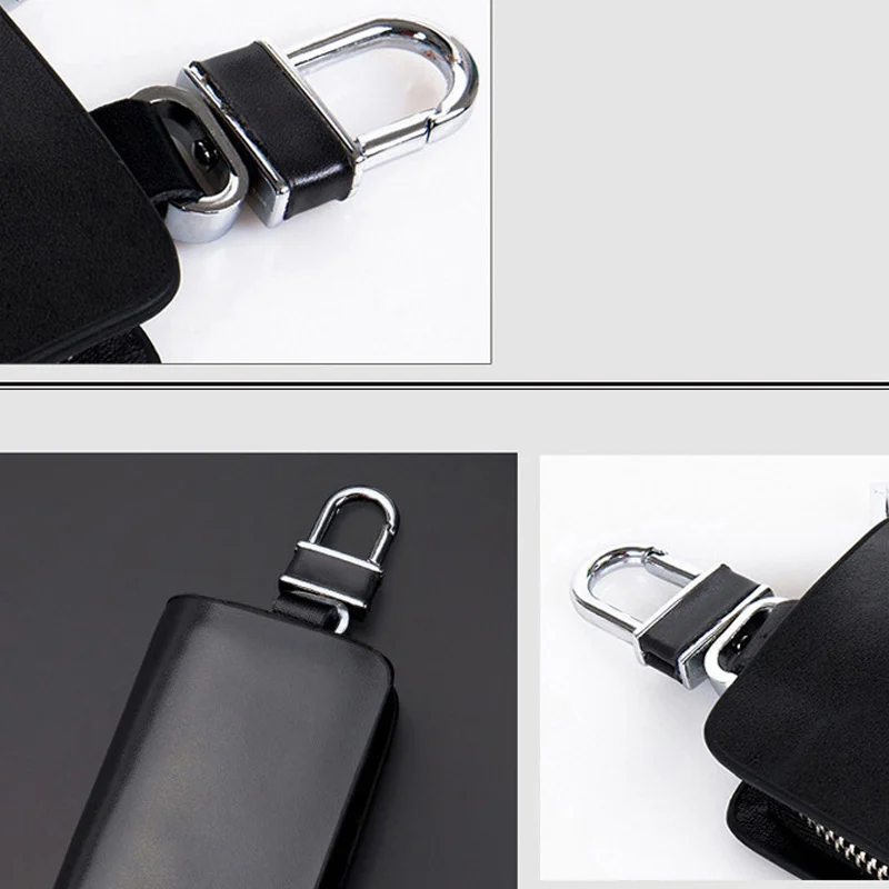 

1 Pcs Car Key Bag Waist Hanging Zipper Storage Durable Fashion Case Wallet Holder New