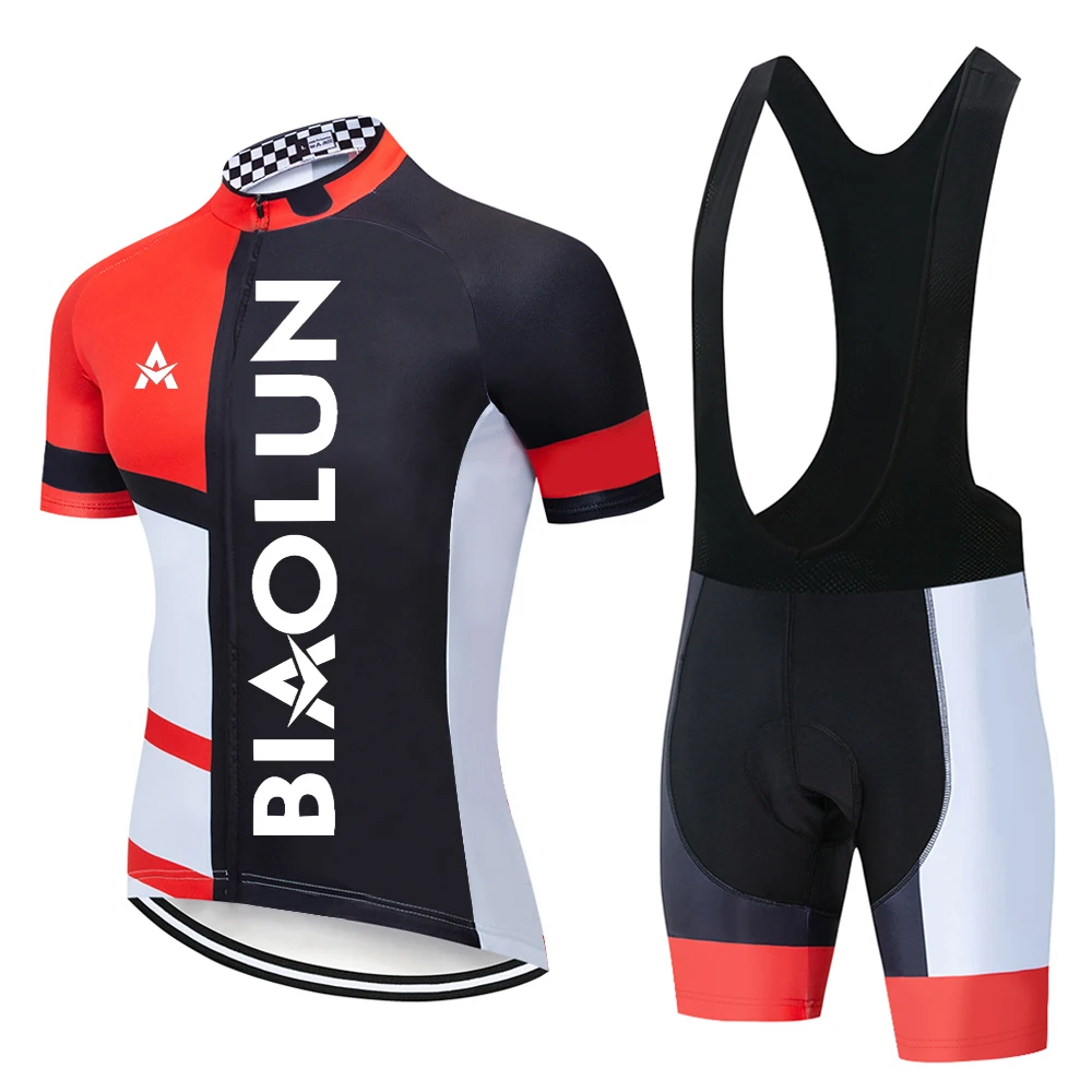 

New Men's Classic Race Fit Lightweight Breathable Fabric Cycling Jersey Short Sleeve Road MTB Cycling Clothing Bibs and Shorts