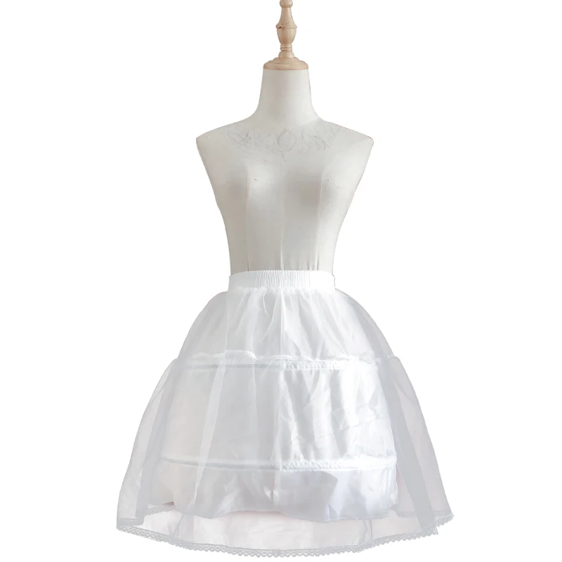 50s Ретро стиль 2 обруча кружевная отделка пышные юбки Женская сетчатая Свадебная