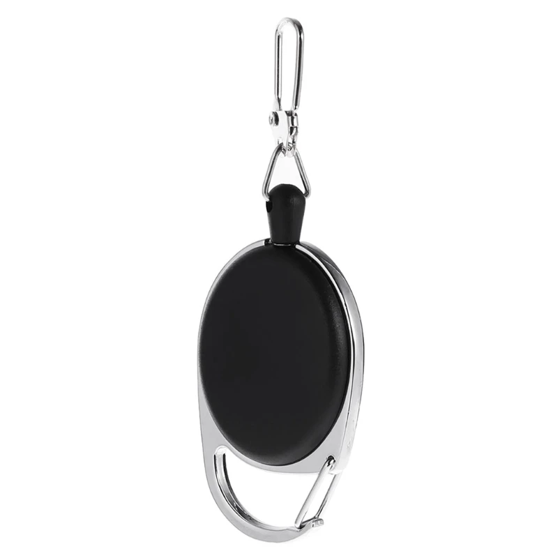 

Выдвижная катушка Регулируемый трос брелок с карабином защита от кражи U2JB