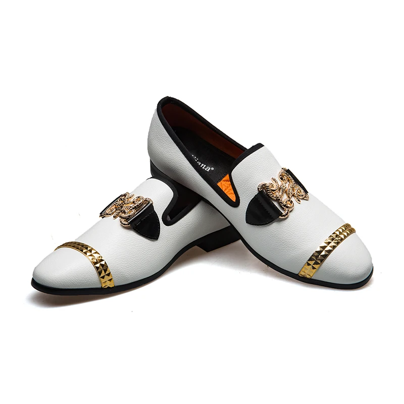 Мужские туфли ручной работы MEIJIANA коричневые из крокодиловой кожи без застежки с