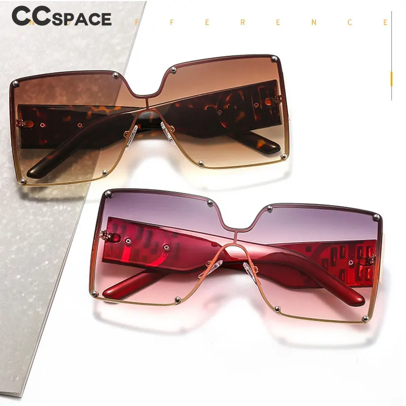 46399 брендовые дизайнерские ретро солнцезащитные очки с заклепками одной линзой