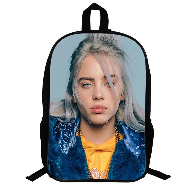 14,5 дюймов Billie Eilish школьные сумки для подростков рюкзак в стиле «хип-хоп» для мальчиков и девочек, рюкзак для ноутбука, рюкзак для путешествий вентиляторы подарок
