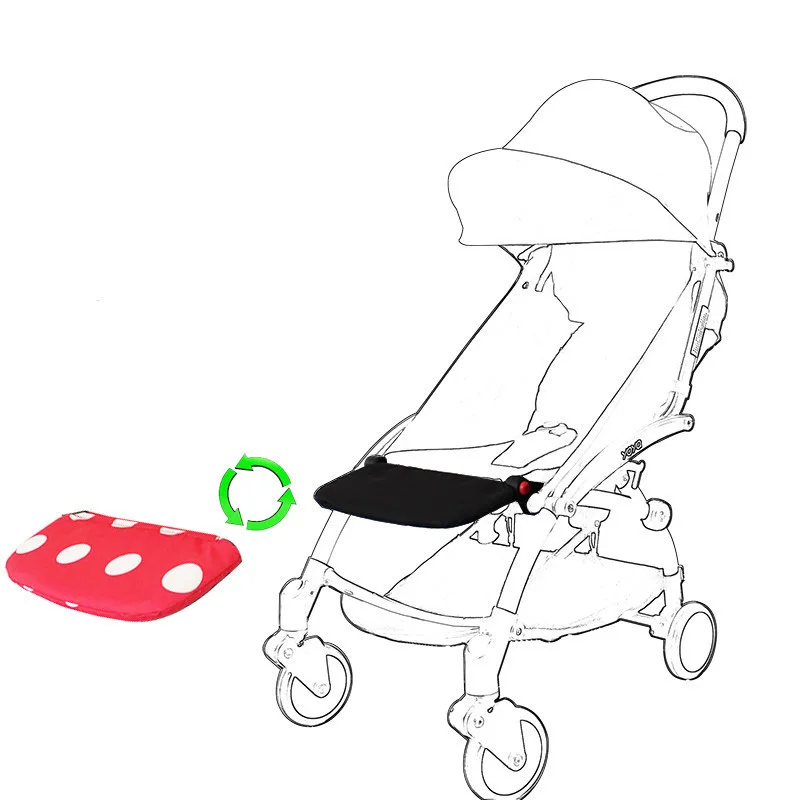 Red Spot Pro 21 см детская коляска, подставка для ног, подножка, аксессуары для ног Babyzen YOYO+ коляска для новорожденного - Цвет: Red Spot