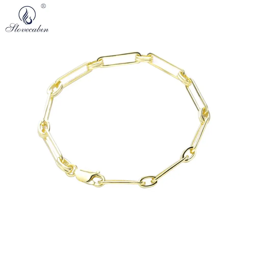 Женский браслет цепочка из серебра 925 пробы в стиле панк|Гибкие и жесткие